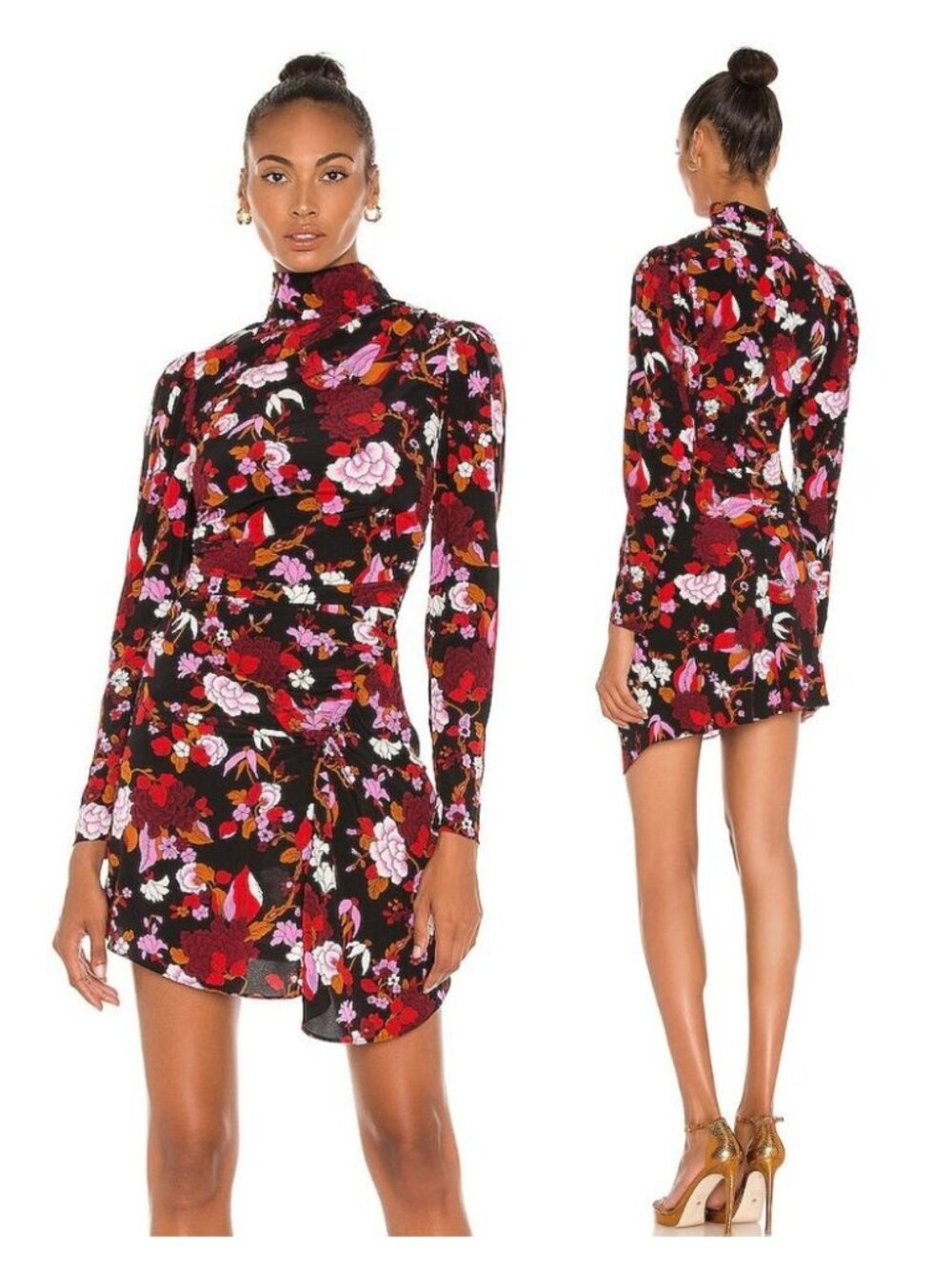 A.L.C. Marcel Silk Floral Dress Size 8